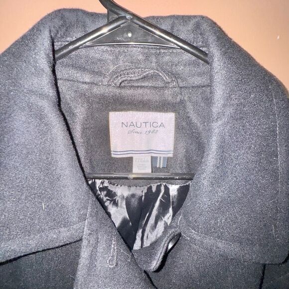 Nautica Women's Pea Coat Outerwear Wool Blend Jacket in Black - Size XL - Picture 2 of 7